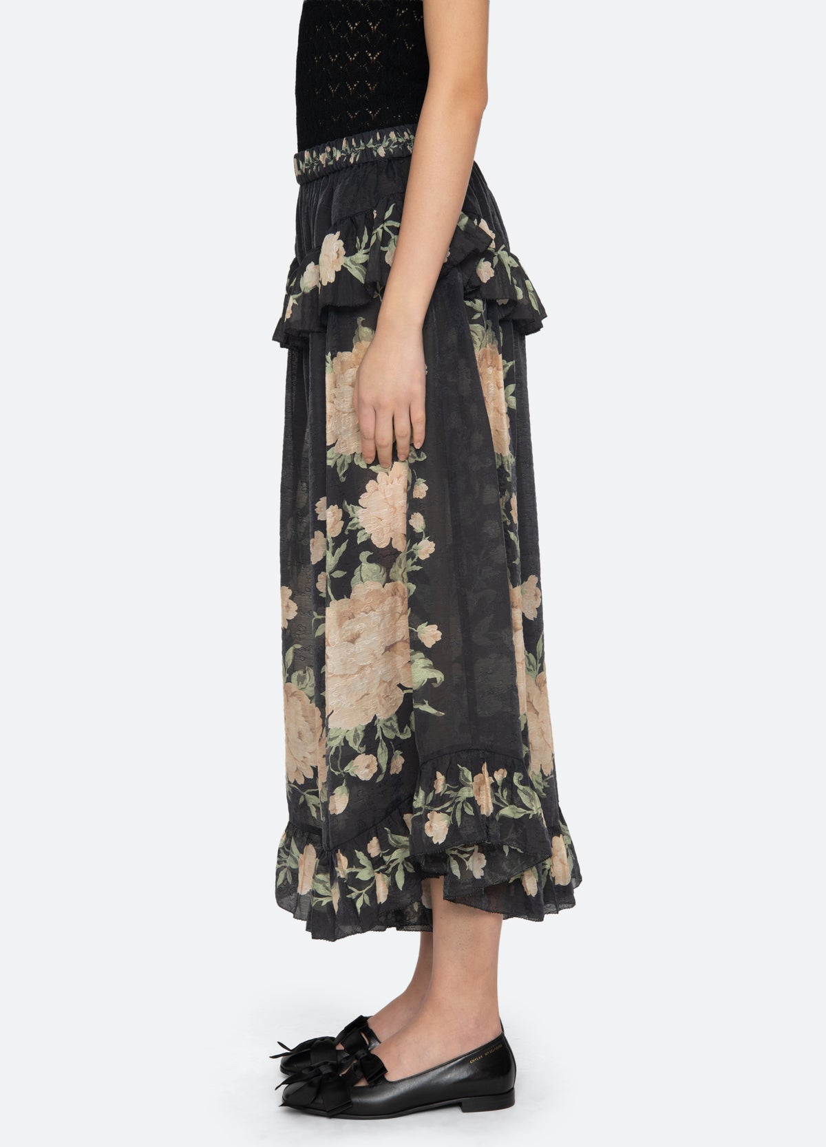 black-christina pants-side view - 6