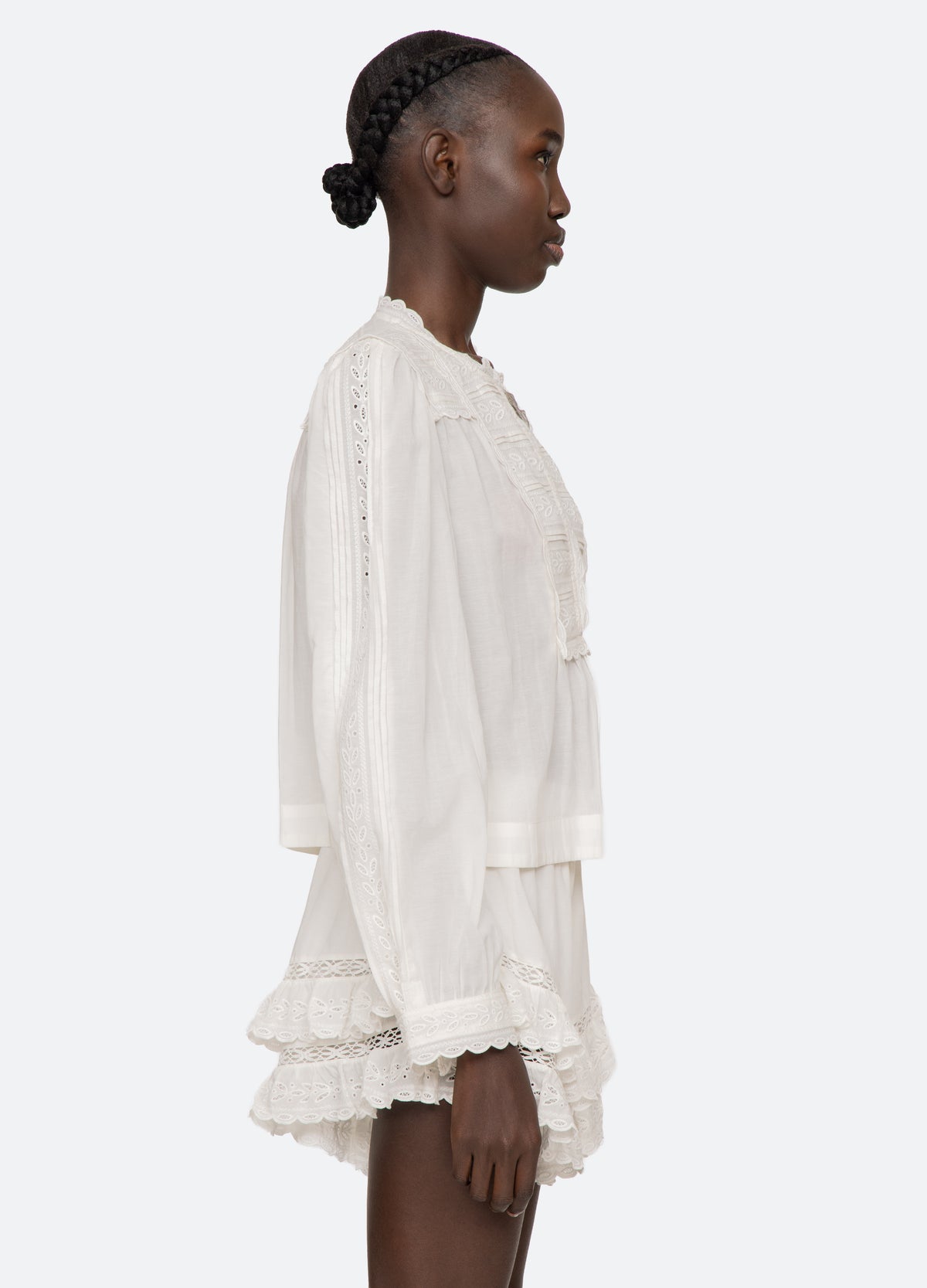 white-eliza l/s top-side view - 3
