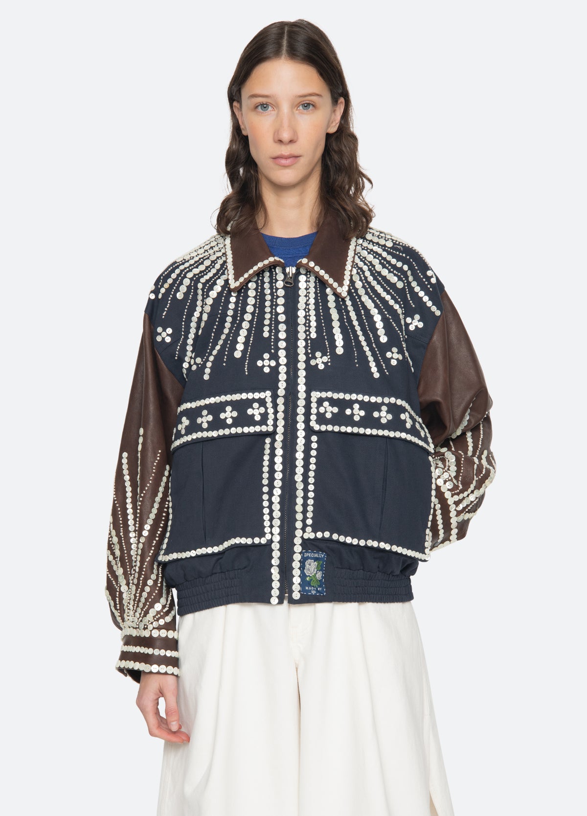 navy-georgie jacket-front view 2 - 6