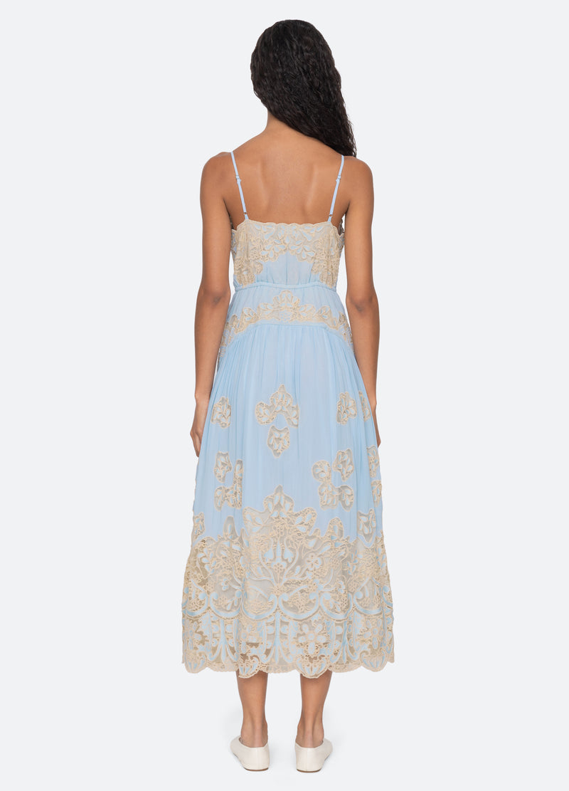 blue-gracelyn dress-back view - 3