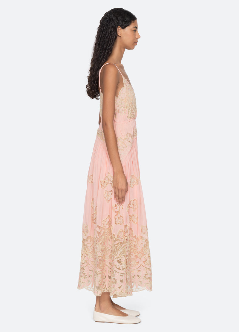 pink-gracelyn dress-side view - 13