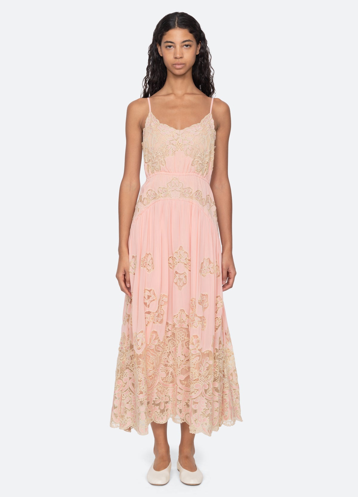 pink-gracelyn dress-front view 2 - 16