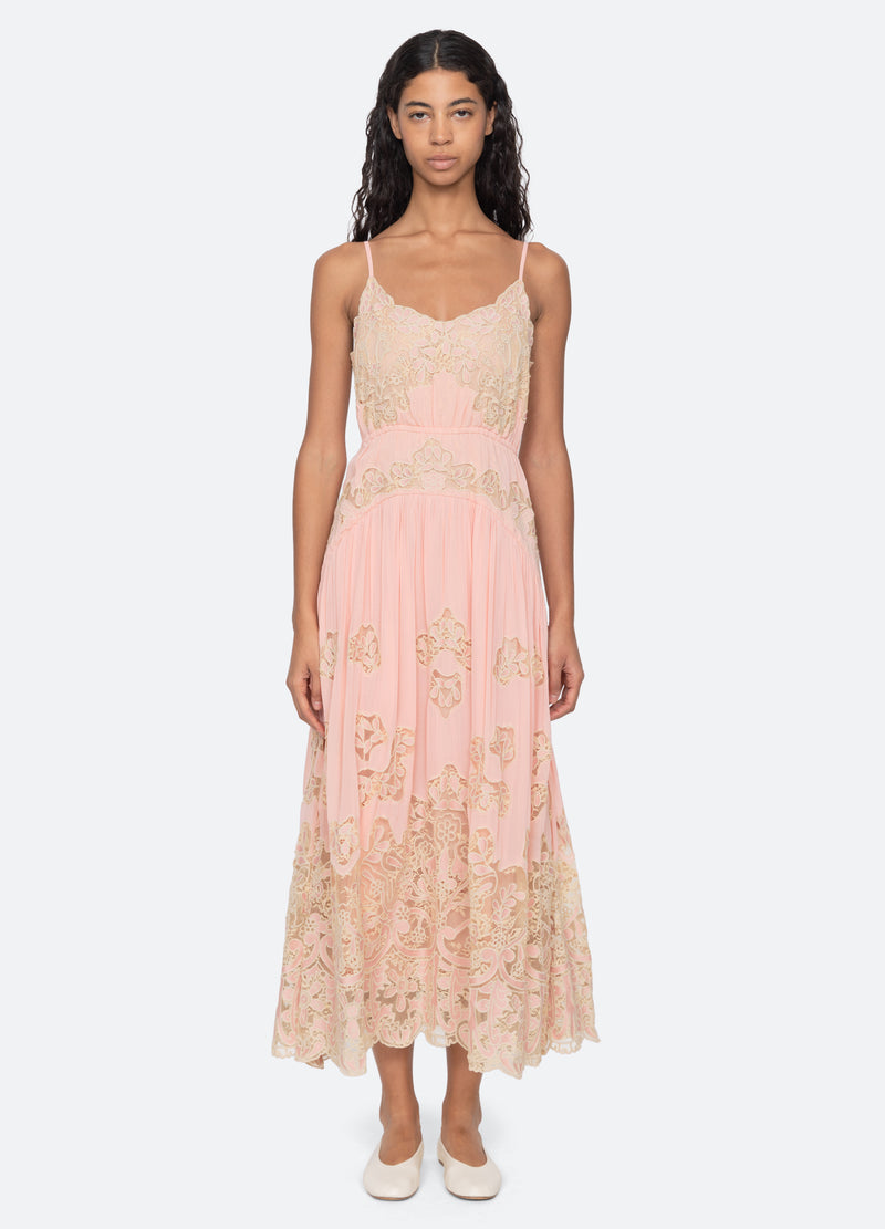 pink-gracelyn dress-front view 2 - 16