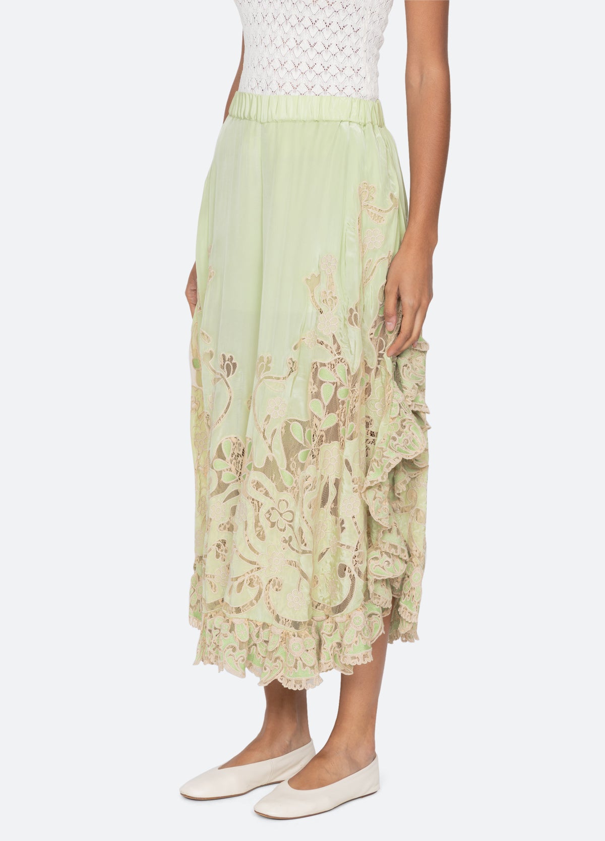 green-gracelyn pants-three quarter view - 14