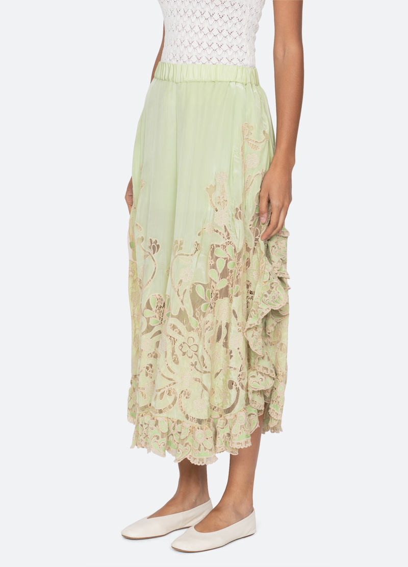 green-gracelyn pants-three quarter view - 14