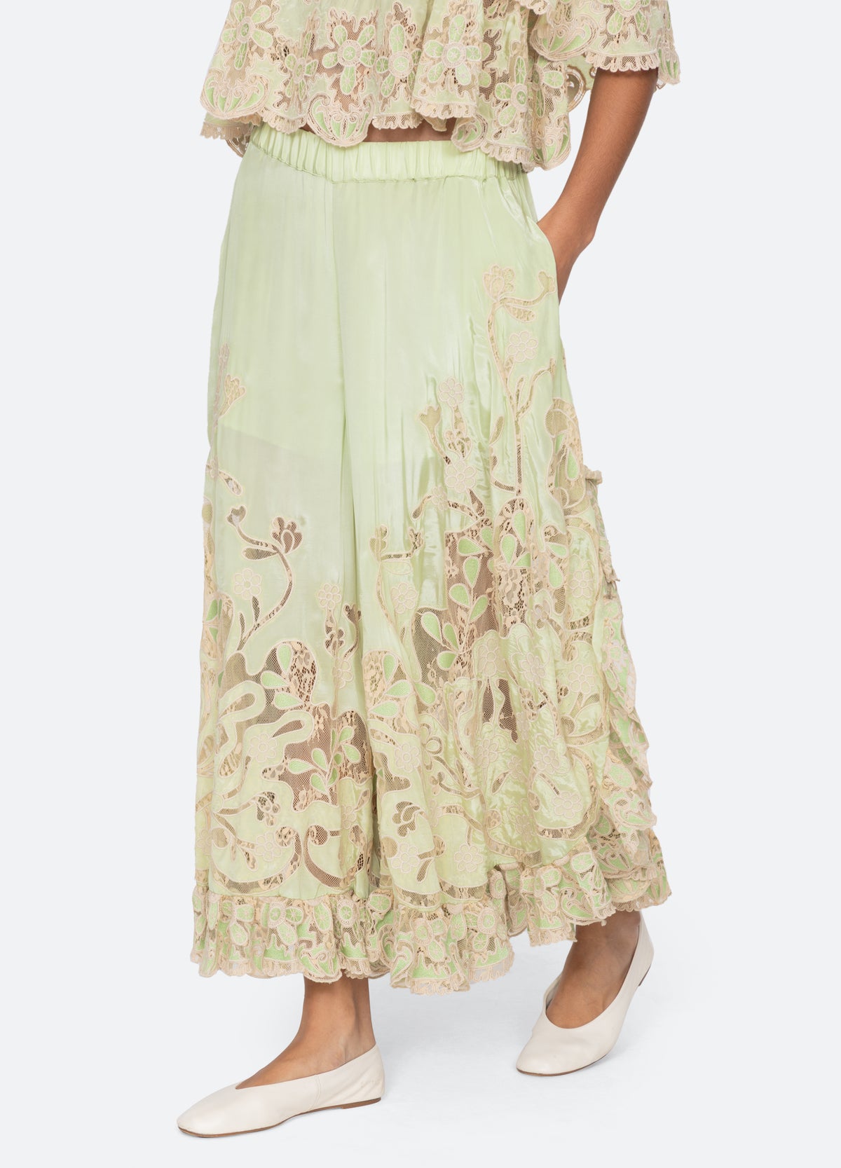 green-gracelyn pants-walking view - 15