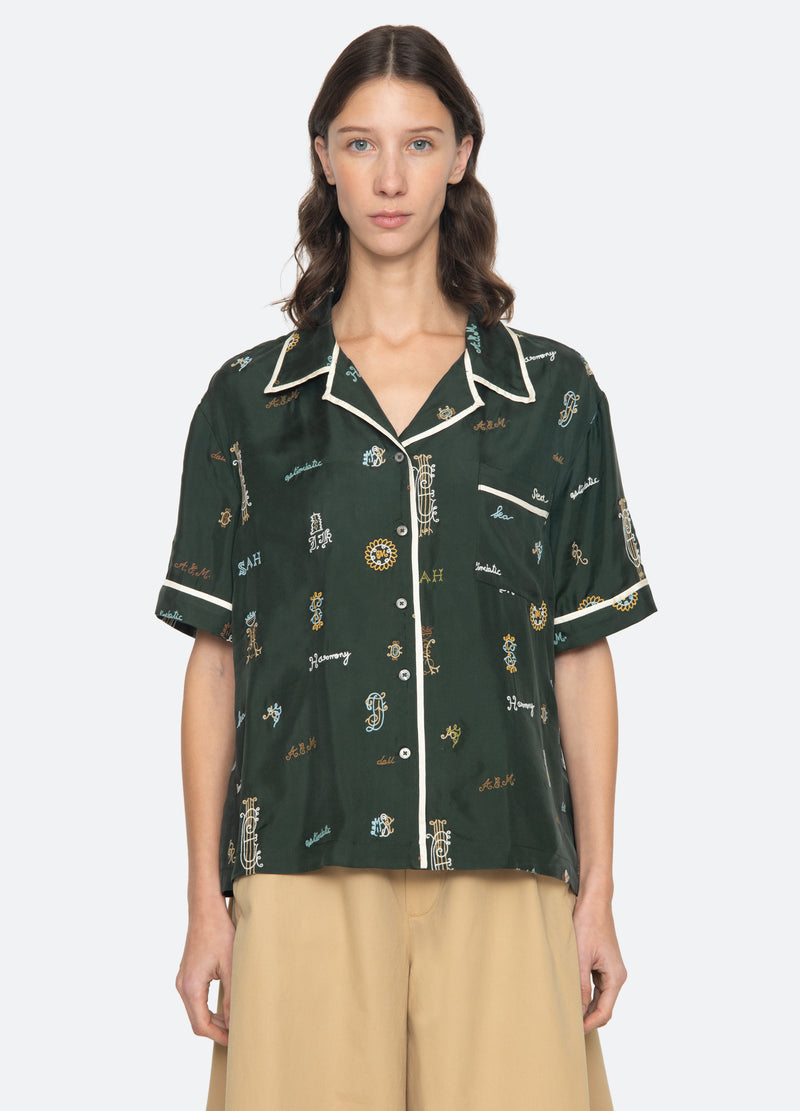green-juliet s/s top-front view 3 - 7