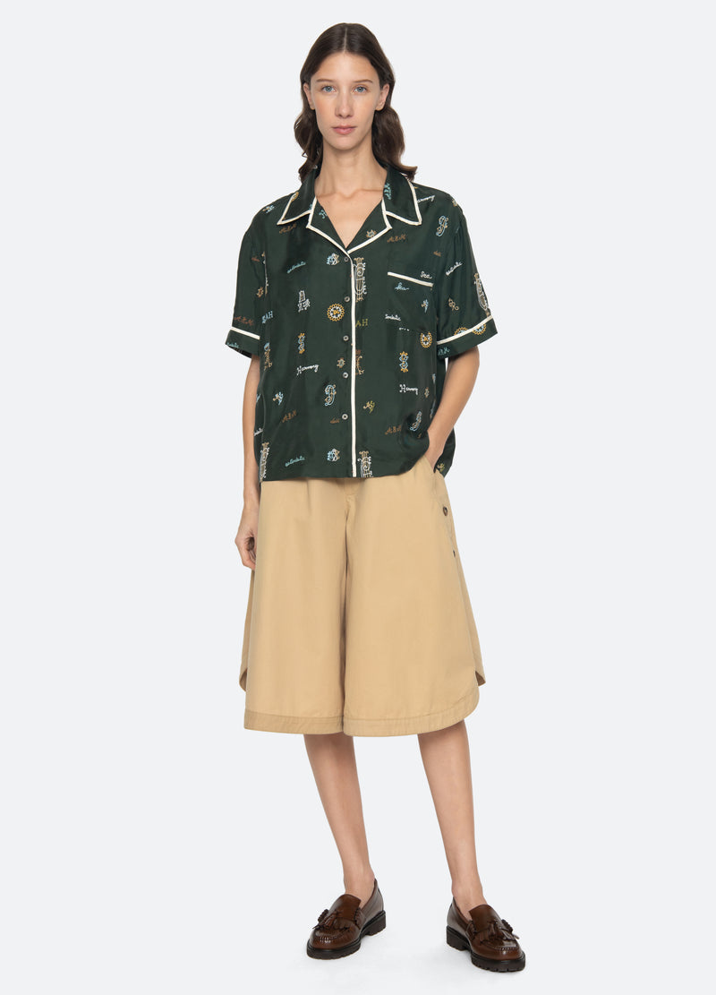 green-juliet s/s top-full body view - 9