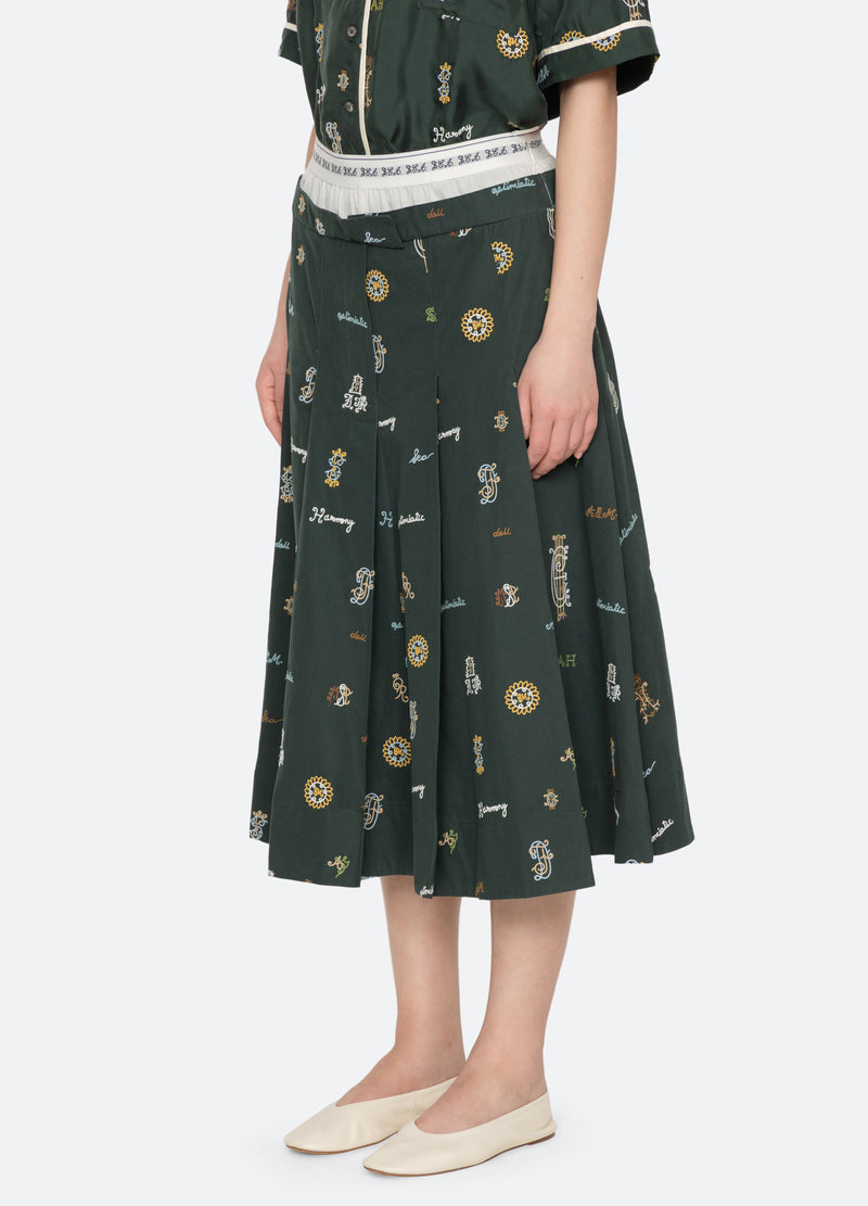 green-juliet skirt-three quarter view - 6