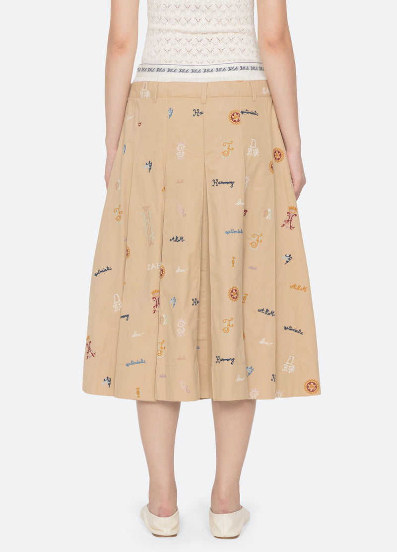 camel-juliet skirt-back view - 11