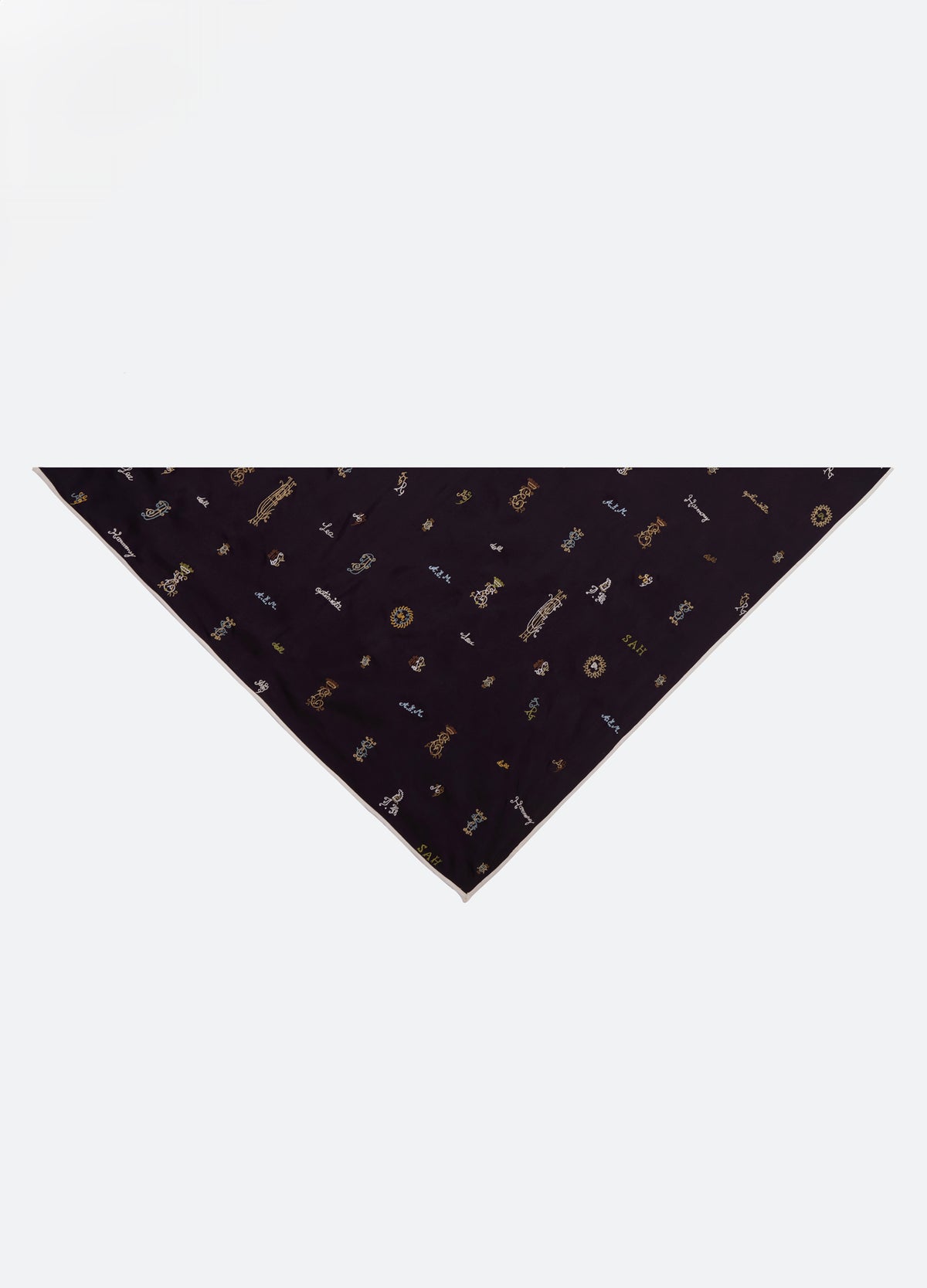 navy-juliet scarf-feature view - 2