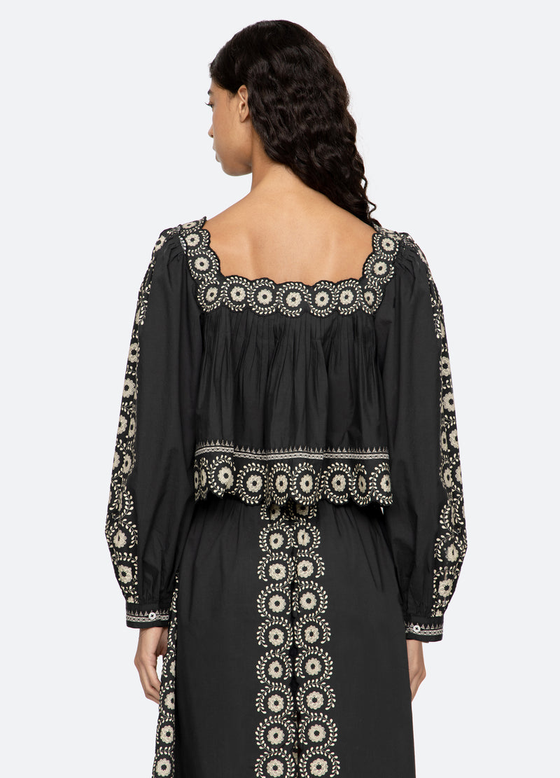black-mirabel top-back view - 2