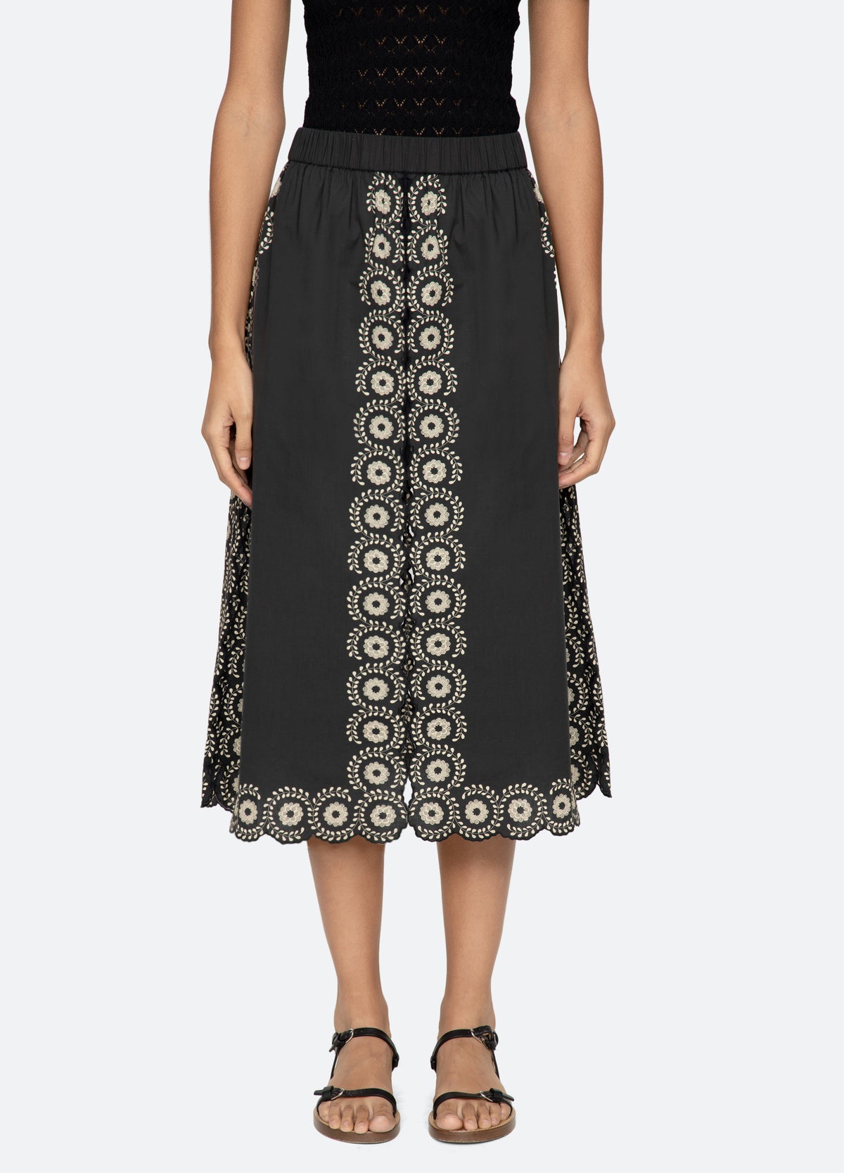 black-mirabel skirt-front view