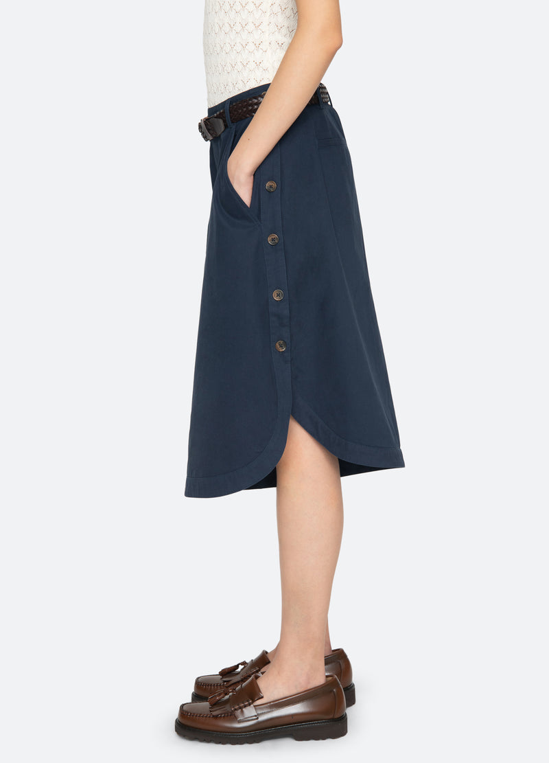navy-odessa culottes-side view - 4