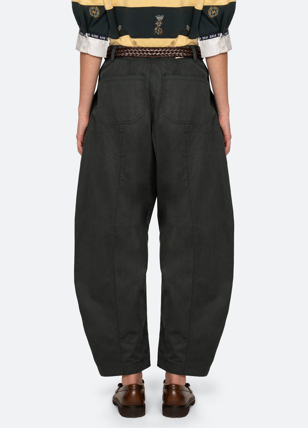 green-odessa pants-back view - 8