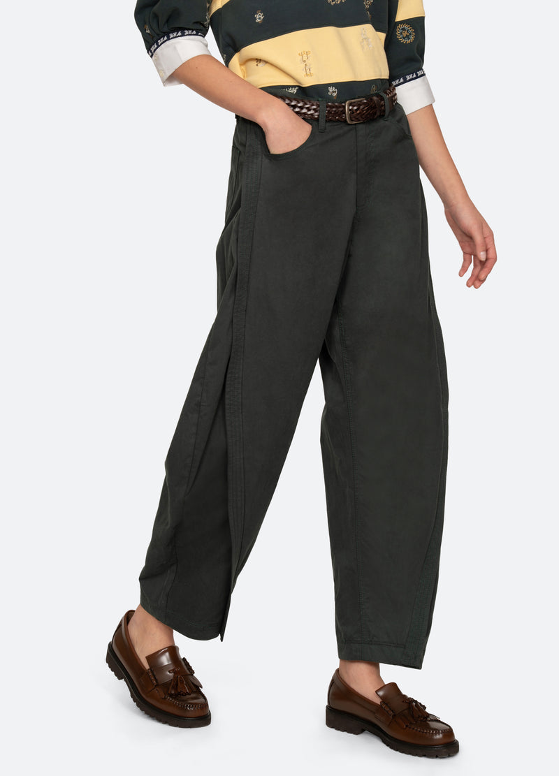 green-odessa pants-walking view - 11
