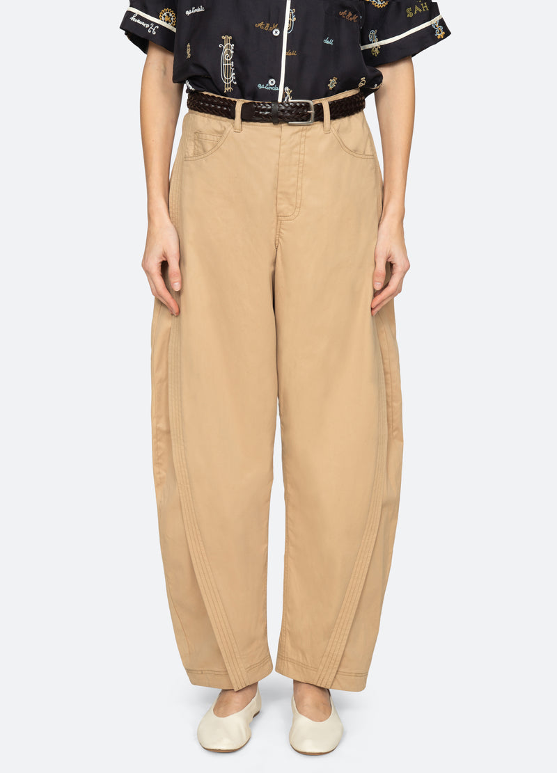khaki-odessa pants-front view - 1