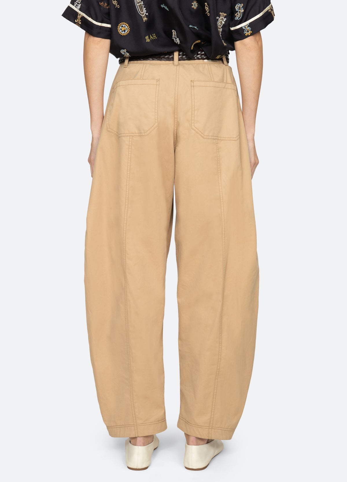 khaki-odessa pants-back view - 3