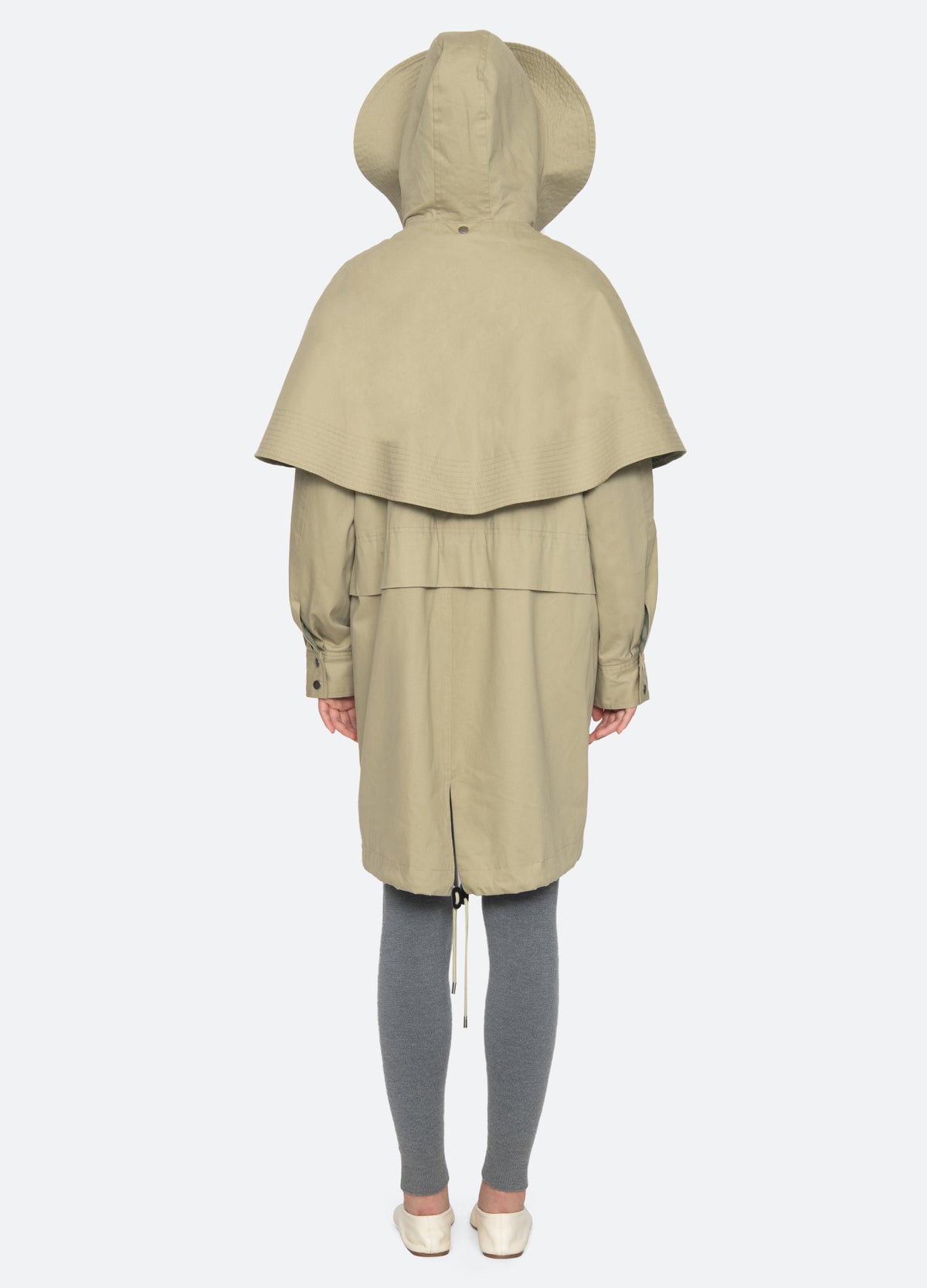 taupe-odessa coat-back view - 3