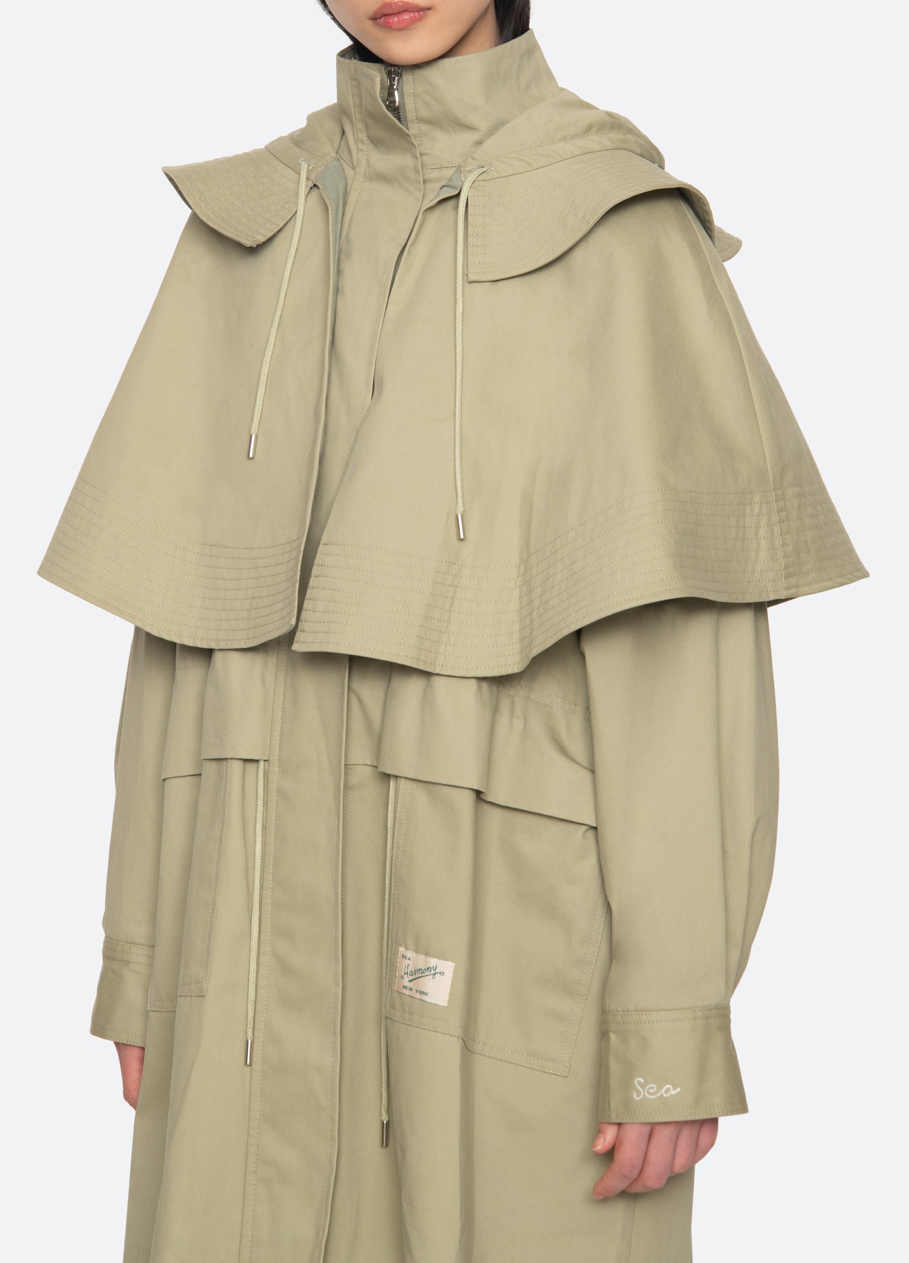 Sea New Yorkベージュロングコート Odessa Coat – Sea, New York