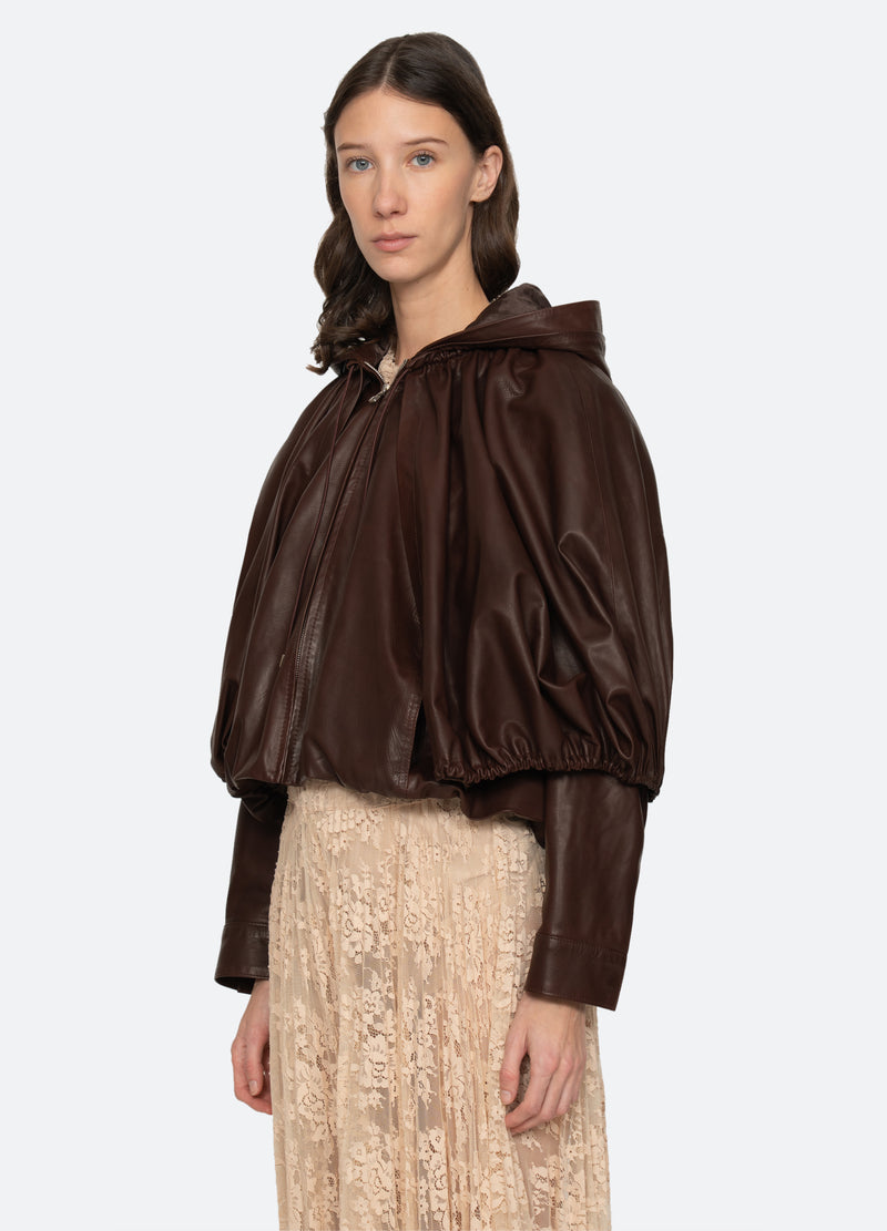 brown-thampson jacket-three quarter view - 5