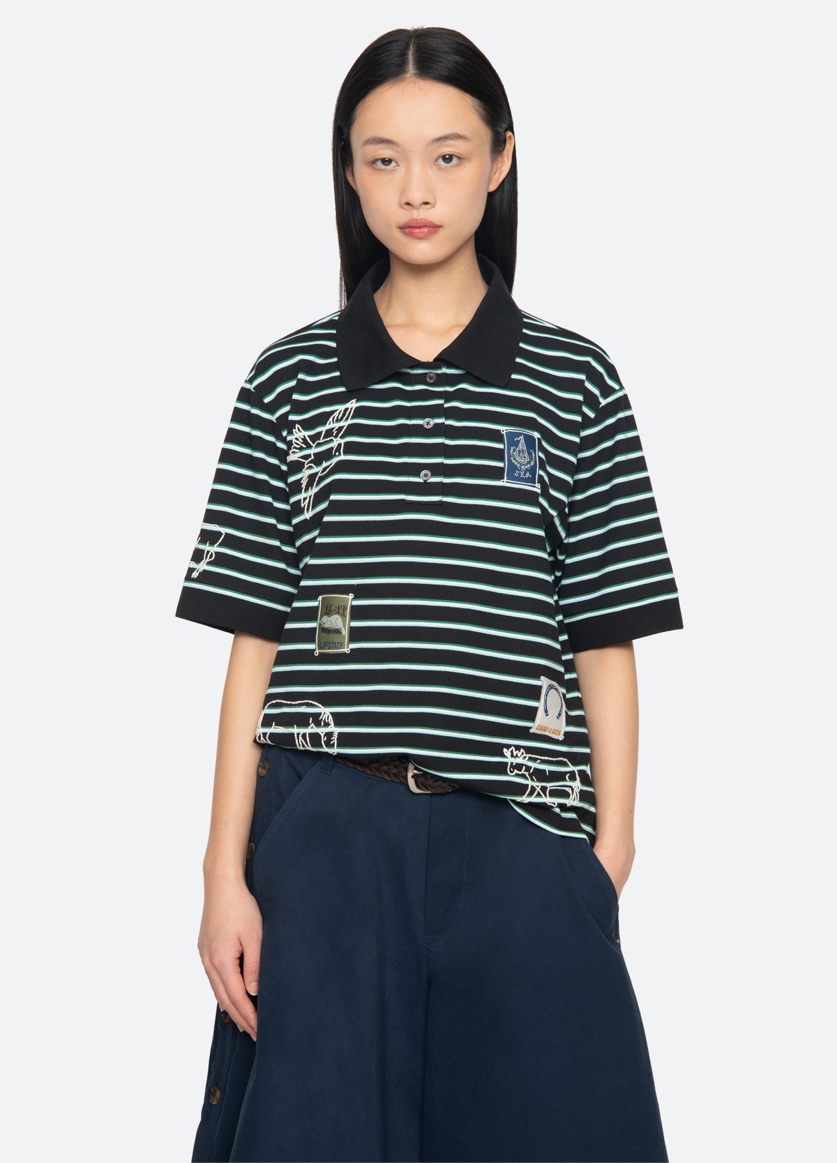 black-winslow top-front view - 9