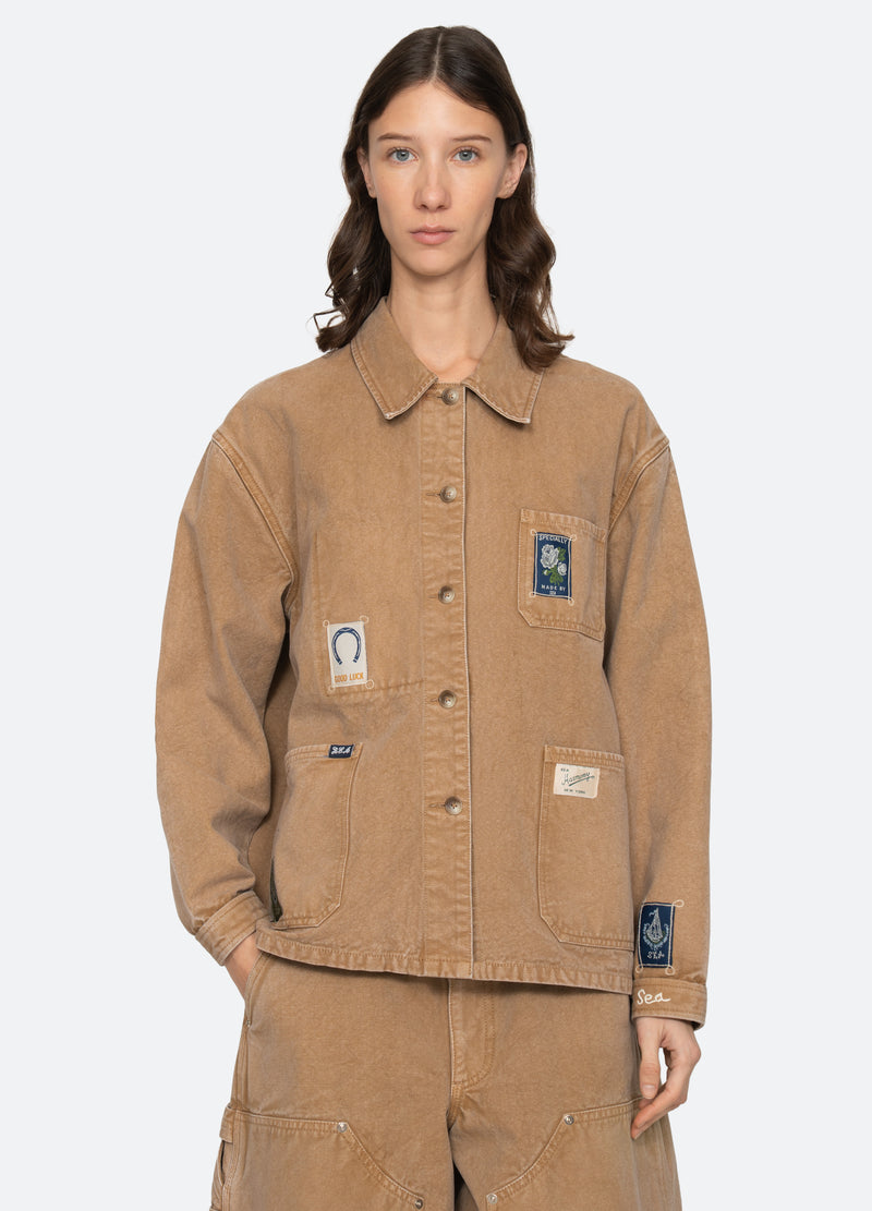 camel-winslow jacket-front view - 3
