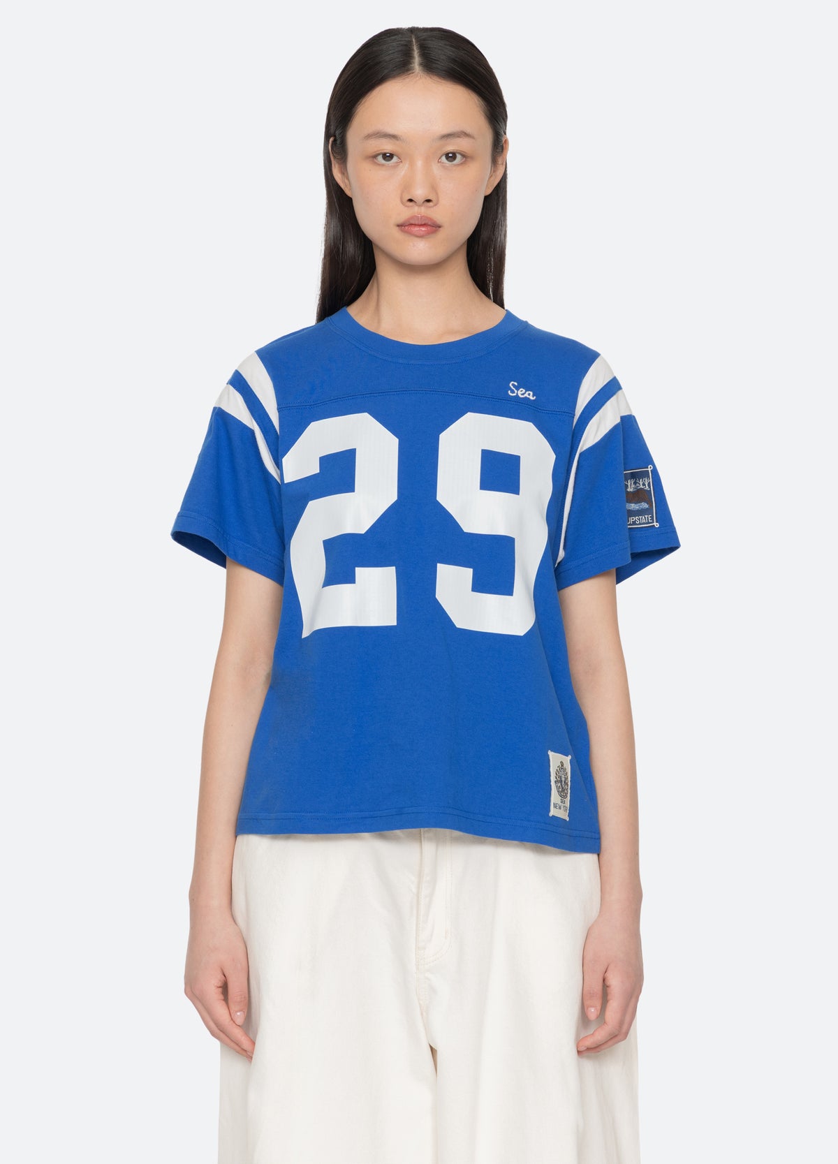 blue-georgie tee-front view 2 - 6