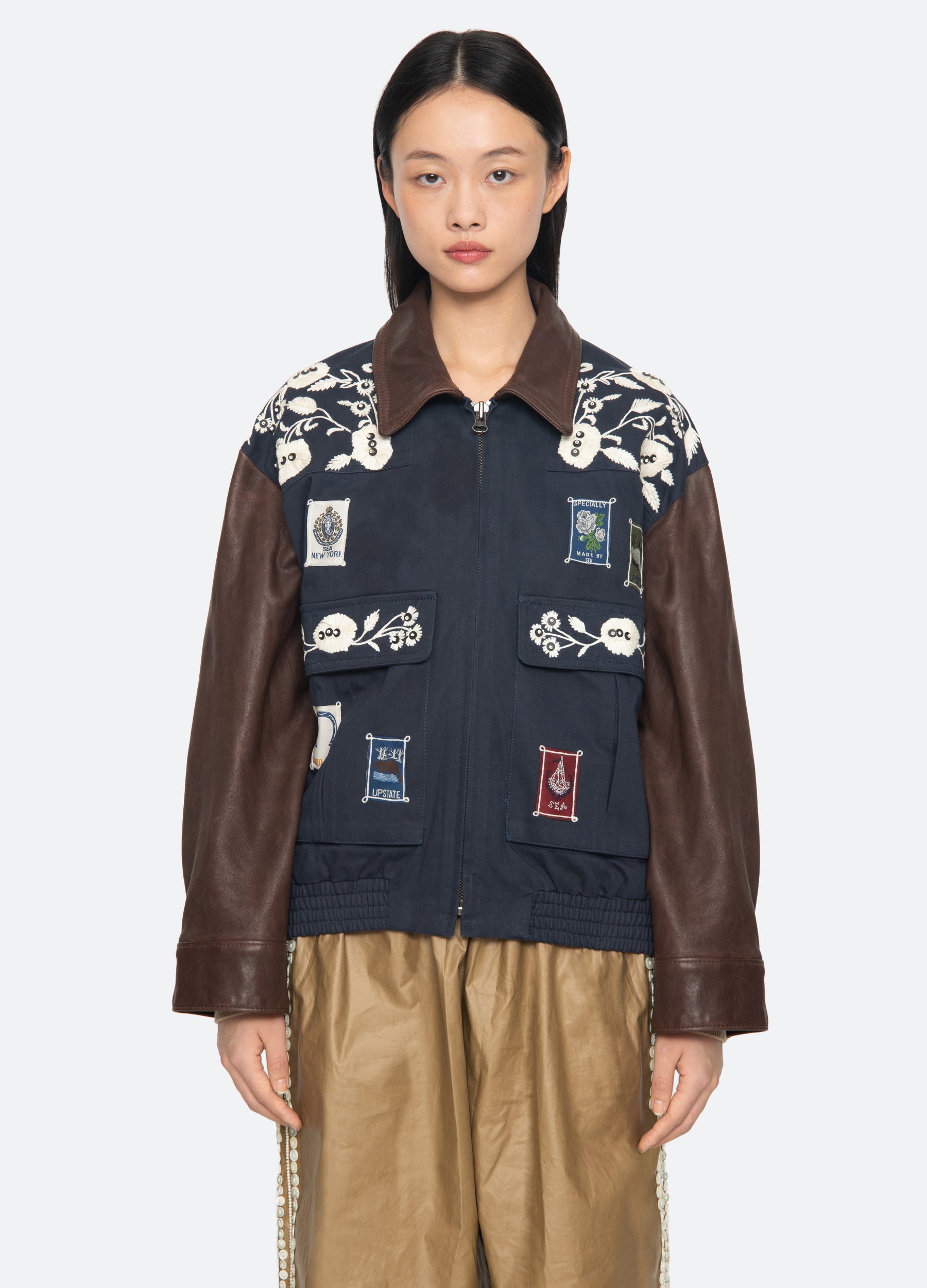 Georgie Combo Jacket – Sea, New York