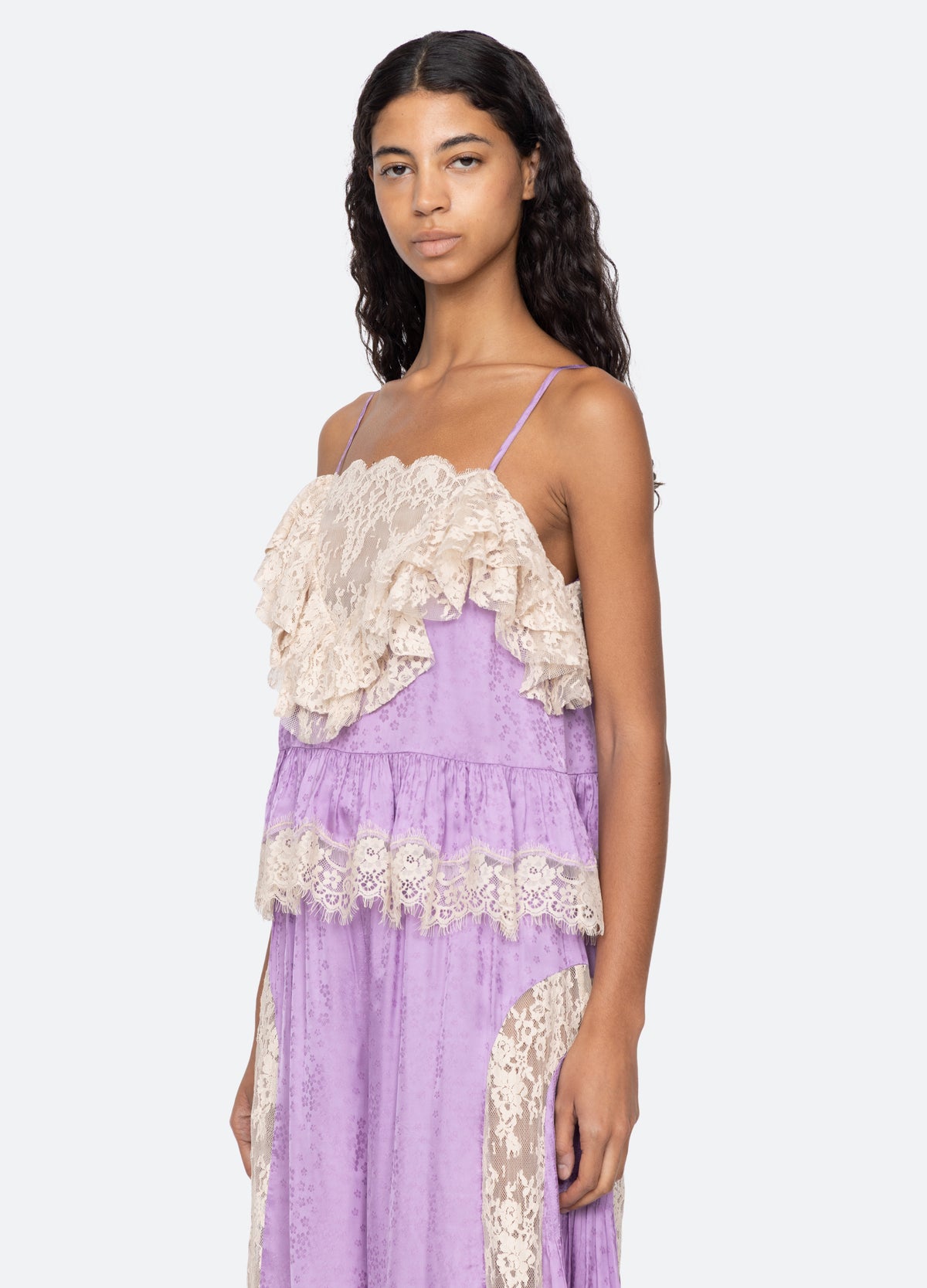 lilac-ethel camisole-three quarter view - 11