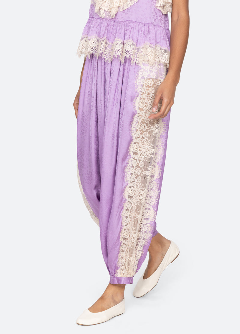 lilac-ethel bloomer pants-walking view - 7