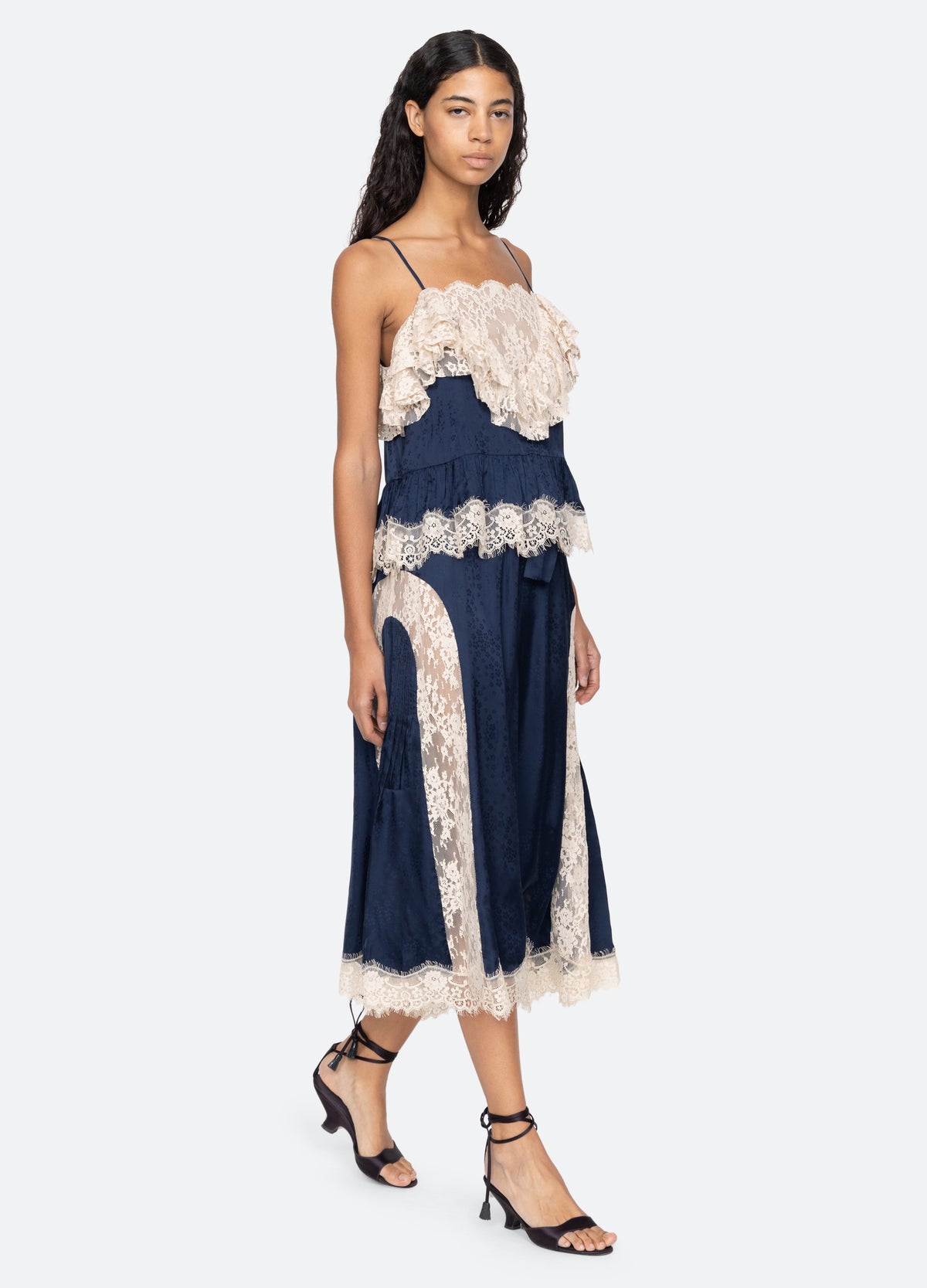 navy-ethel pants-full body view - 9