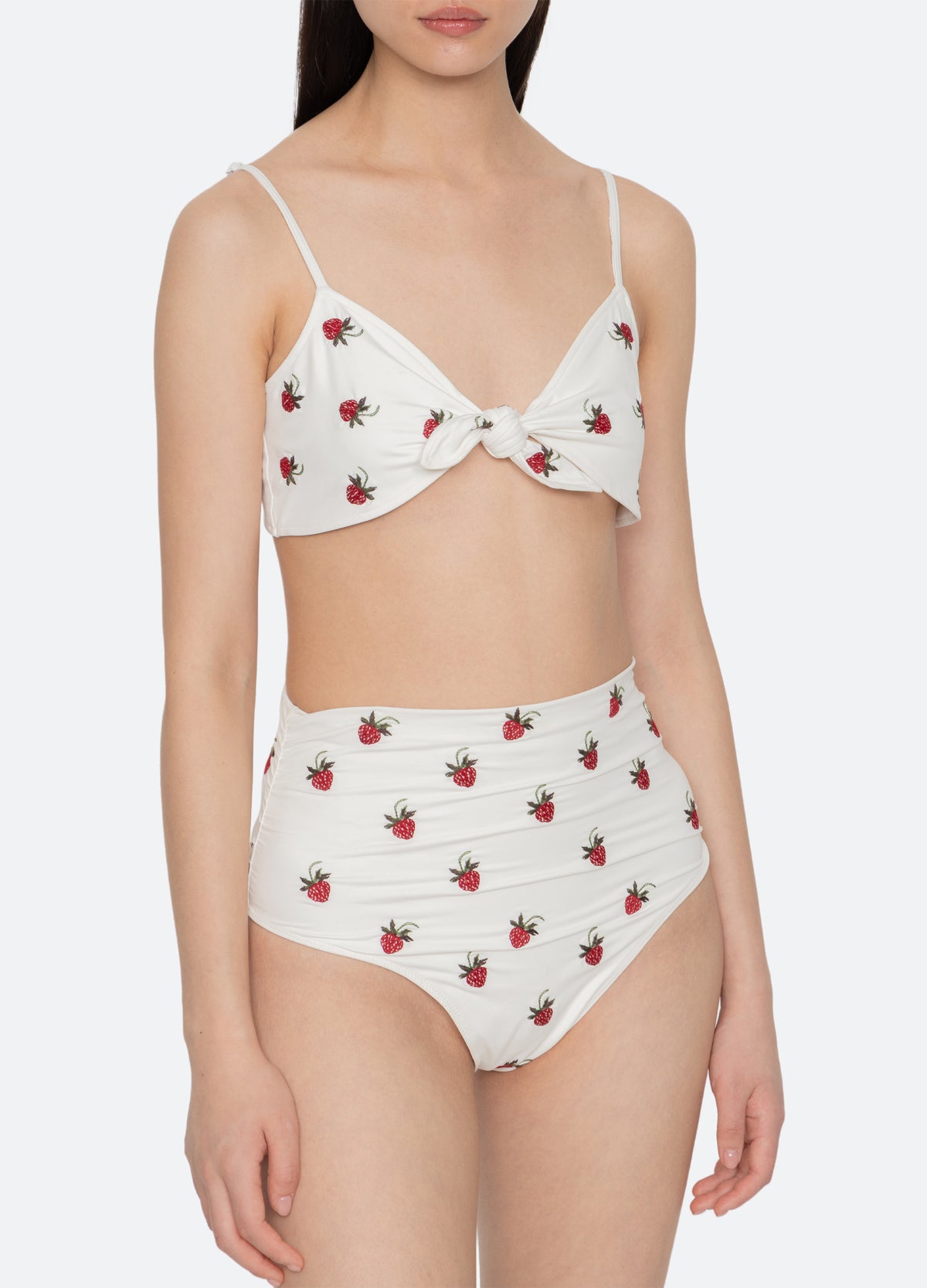 cream-bindi bikini top-detail view - 6