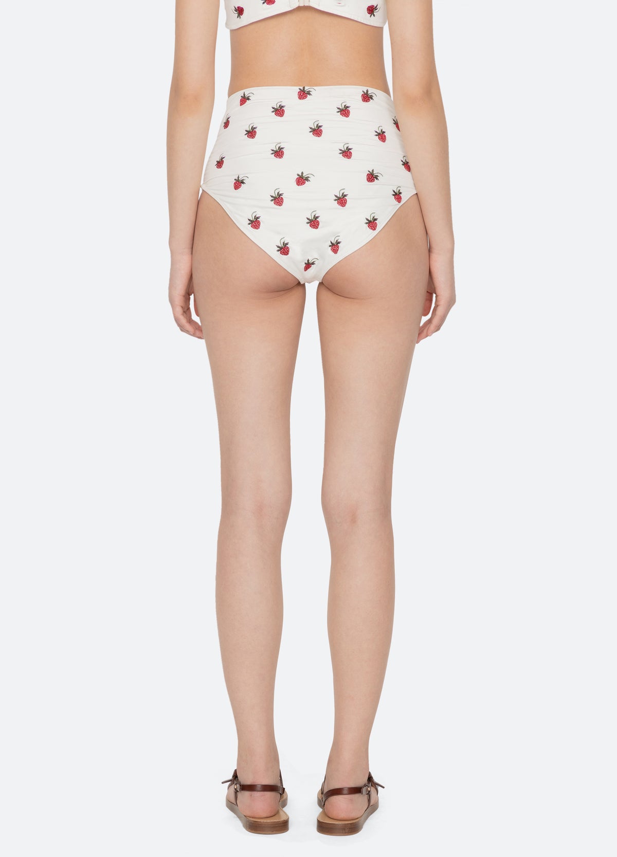 cream-bindi bikini bottom-back view - 3