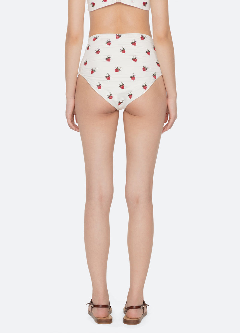 cream-bindi bikini bottom-back view - 3