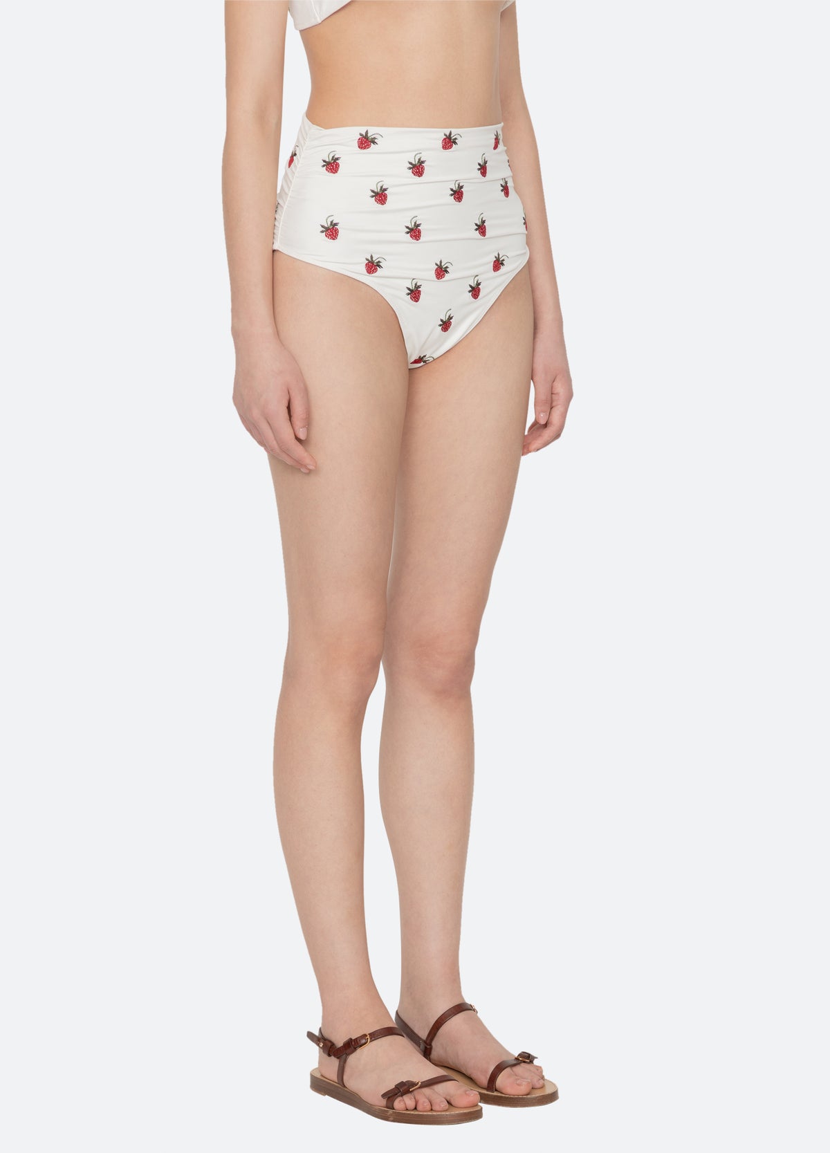 cream-bindi bikini bottom-three quarter view - 5