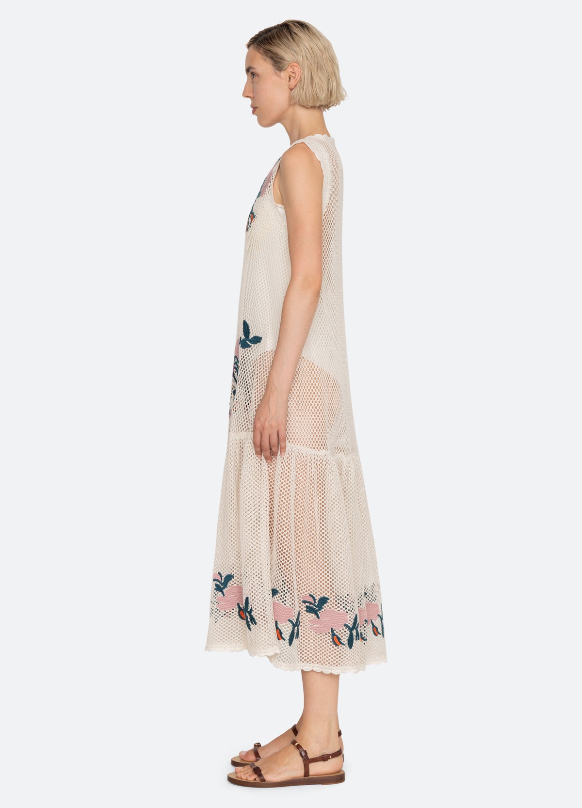multi-carmella dress-side view - 4