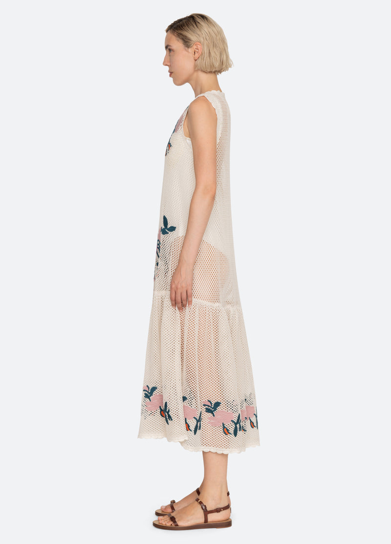 multi-carmella dress-side view - 4