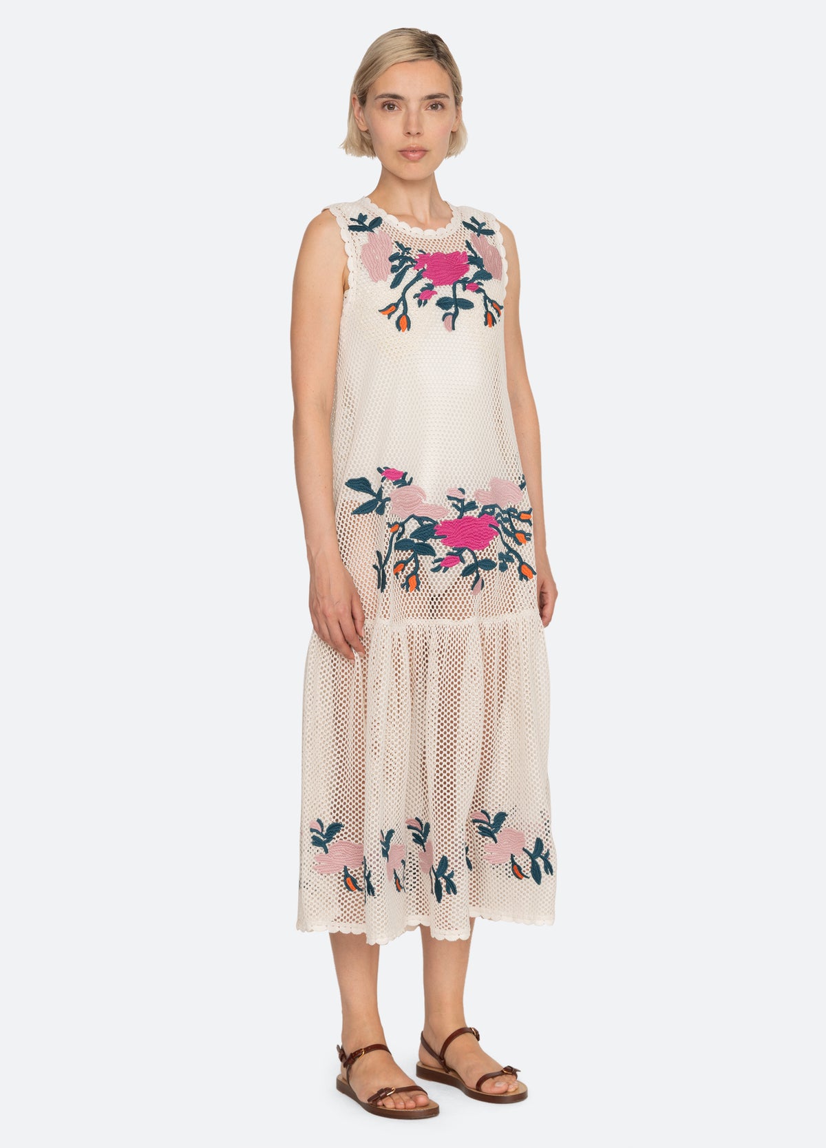 multi-carmella dress-three quarter view - 5