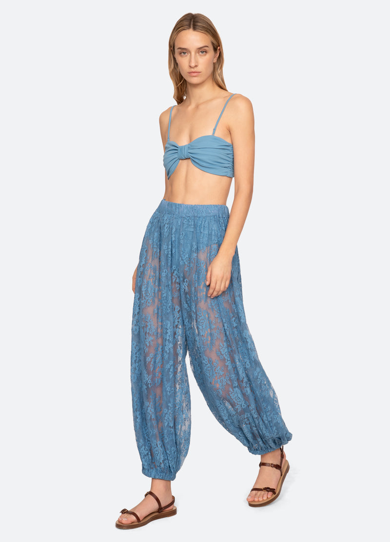 blue-carmella pants-full body view - 7