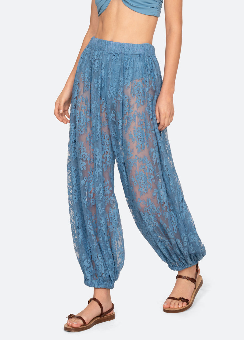 blue-carmella pants-walking view - 6
