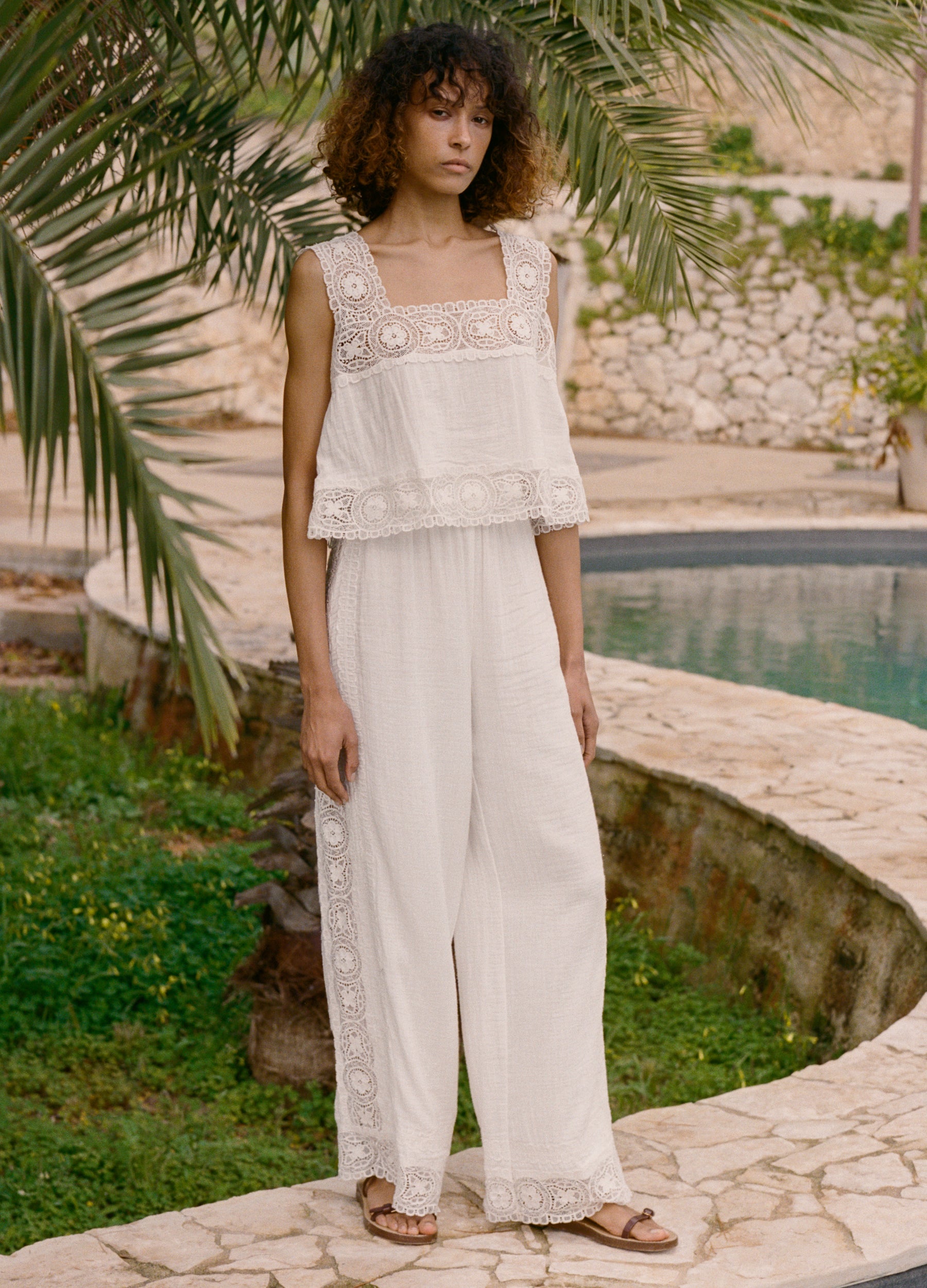 パンツ SHINZONE SUMMER GABARDINE HALF PANTS 34 Gardener Tank – Sea, New York