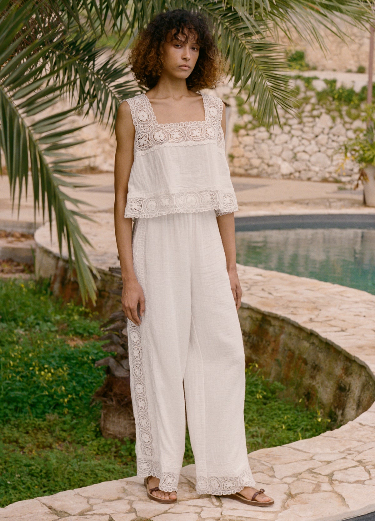 cream-gardener coverup pants-editorial view - 2