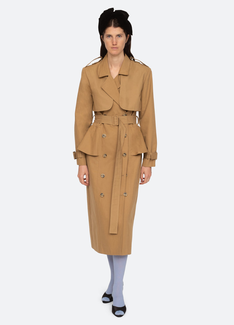 chino-paloma trench coat-front view 2 - 7
