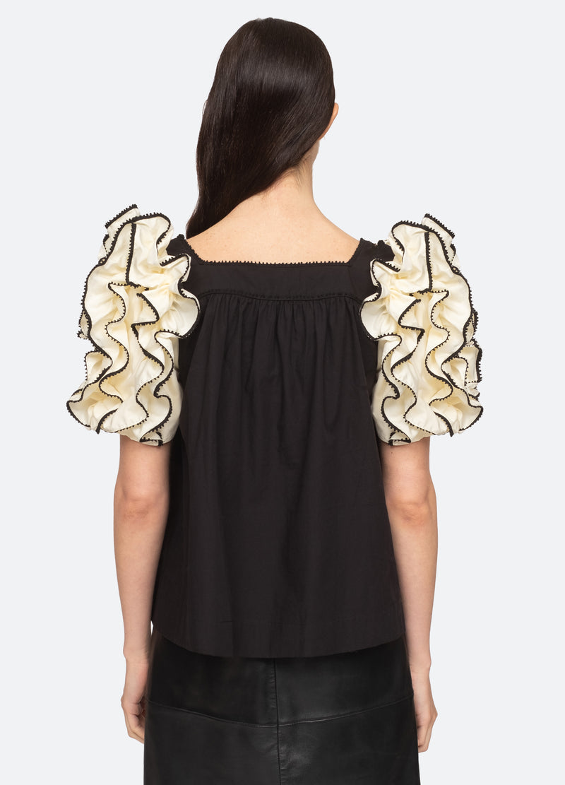 black-paloma s/s top-back view - 3