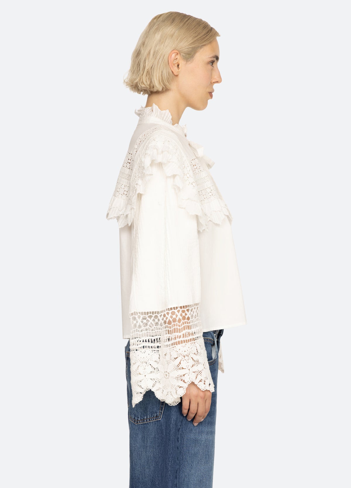 white-honore top-side view - 4