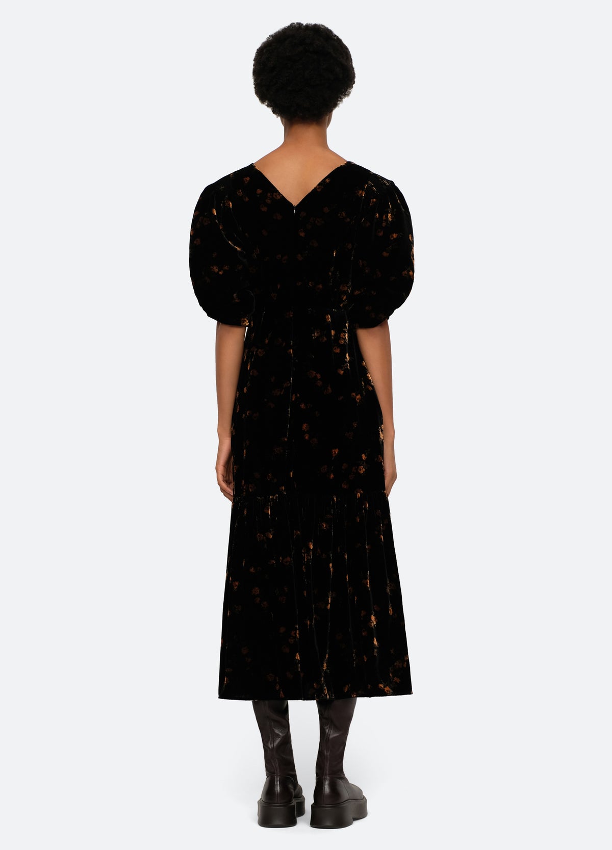 black- rayna dress- back view - 2