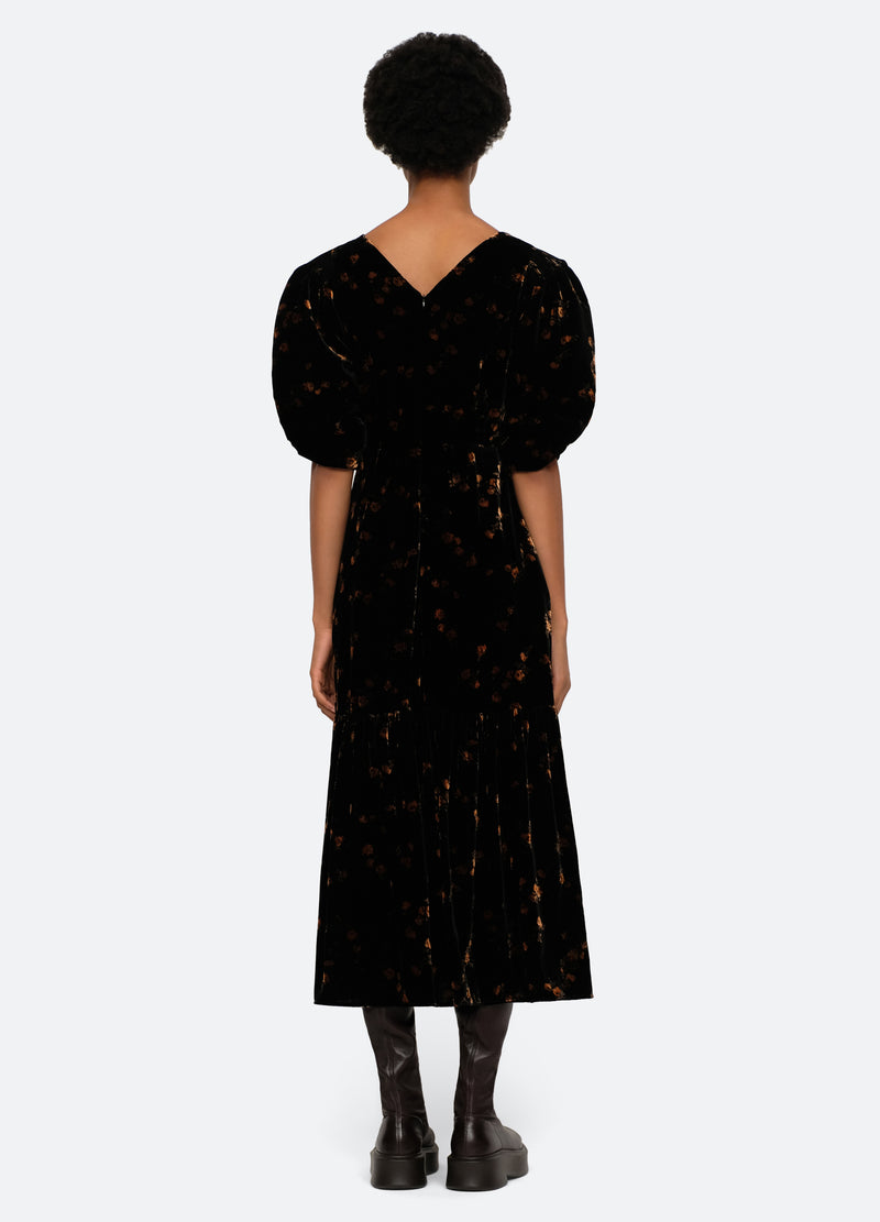 black- rayna dress- back view - 2