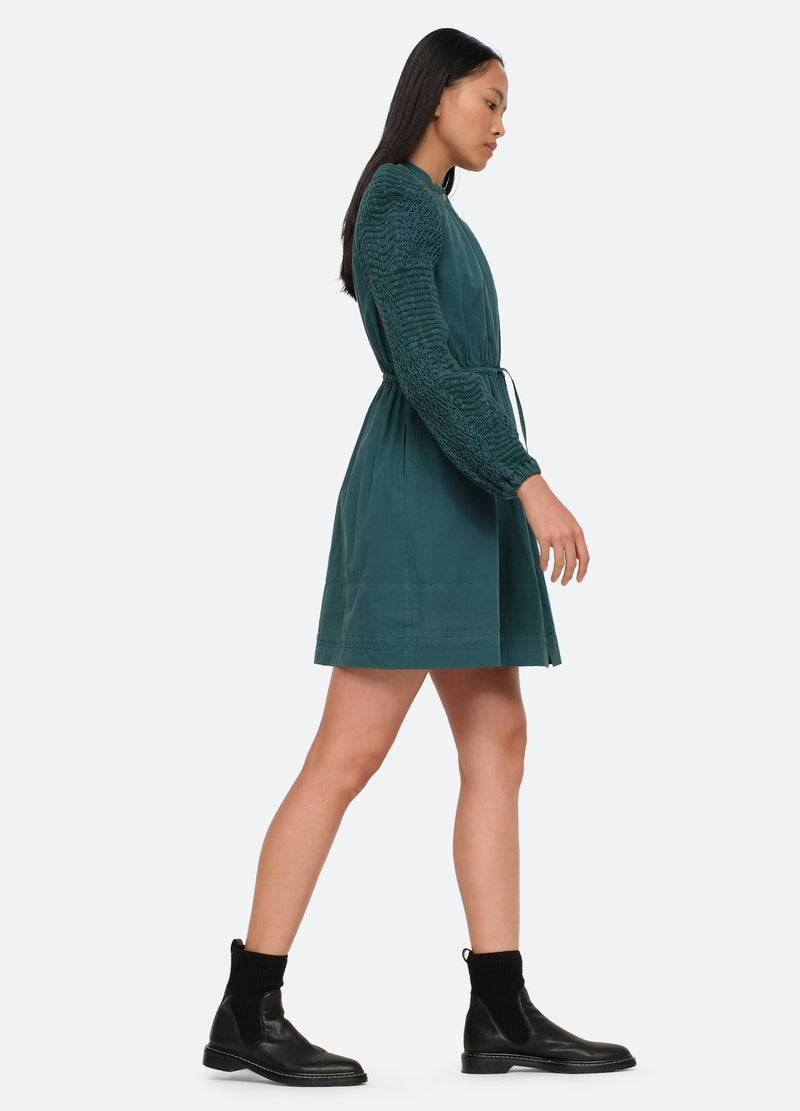 emerald-casey l/s dress-side view - 2