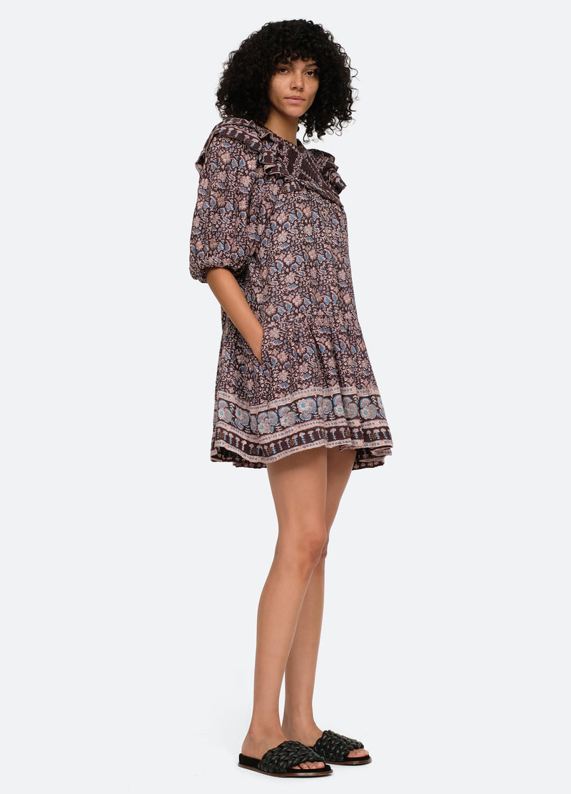 lilac-amaki tunic-three quarter view - 3